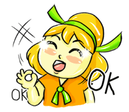 Puffy Palmy Little Girl (Eng Version) sticker #12140976