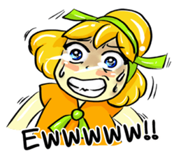 Puffy Palmy Little Girl (Eng Version) sticker #12140977