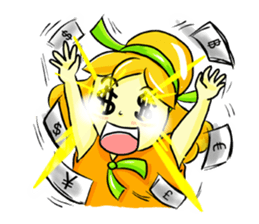 Puffy Palmy Little Girl (Eng Version) sticker #12140978