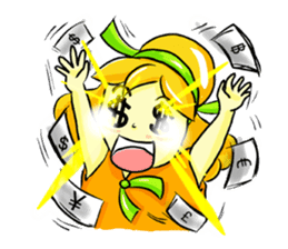 Puffy Palmy Little Girl (Eng Version) sticker #12140978