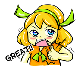 Puffy Palmy Little Girl (Eng Version) sticker #12140980