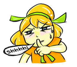 Puffy Palmy Little Girl (Eng Version) sticker #12140982