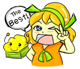 Puffy Palmy Little Girl (Eng Version) sticker #12140983