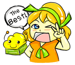 Puffy Palmy Little Girl (Eng Version) sticker #12140983