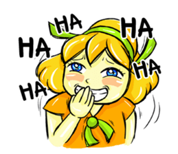 Puffy Palmy Little Girl (Eng Version) sticker #12140985