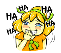 Puffy Palmy Little Girl (Eng Version) sticker #12140985