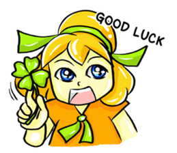 Puffy Palmy Little Girl (Eng Version) sticker #12140986