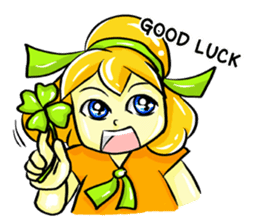 Puffy Palmy Little Girl (Eng Version) sticker #12140986