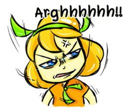 Puffy Palmy Little Girl (Eng Version) sticker #12140987