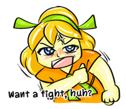 Puffy Palmy Little Girl (Eng Version) sticker #12140988