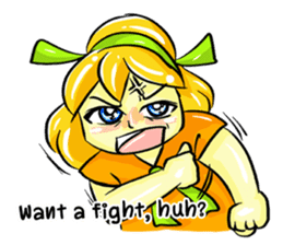 Puffy Palmy Little Girl (Eng Version) sticker #12140988