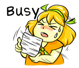 Puffy Palmy Little Girl (Eng Version) sticker #12140990