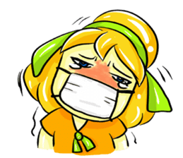 Puffy Palmy Little Girl (Eng Version) sticker #12140991