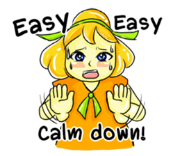 Puffy Palmy Little Girl (Eng Version) sticker #12140992