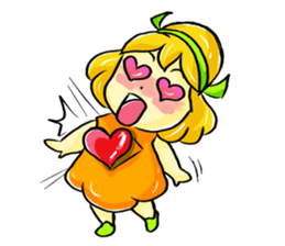 Puffy Palmy Little Girl (Eng Version) sticker #12141000