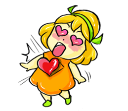 Puffy Palmy Little Girl (Eng Version) sticker #12141000