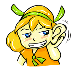 Puffy Palmy Little Girl (Eng Version) sticker #12141002