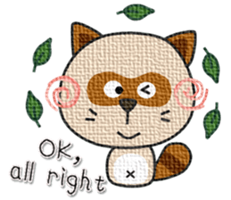 kacco's friends-Raccoon(English) sticker #12141607