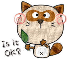 kacco's friends-Raccoon(English) sticker #12141608