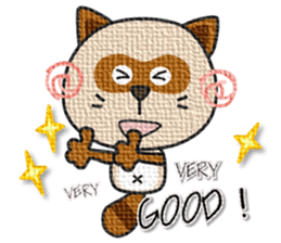 kacco's friends-Raccoon(English) sticker #12141616