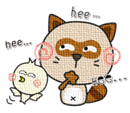 kacco's friends-Raccoon(English) sticker #12141618