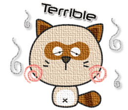 kacco's friends-Raccoon(English) sticker #12141621