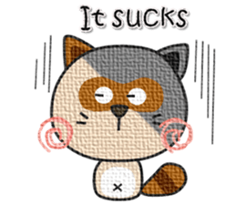 kacco's friends-Raccoon(English) sticker #12141622