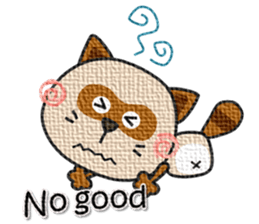 kacco's friends-Raccoon(English) sticker #12141626