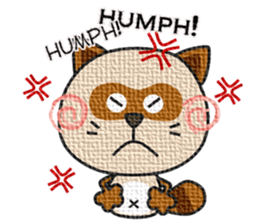 kacco's friends-Raccoon(English) sticker #12141633