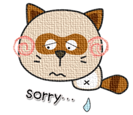 kacco's friends-Raccoon(English) sticker #12141639