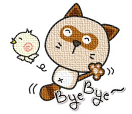 kacco's friends-Raccoon(English) sticker #12141642