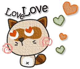 kacco's friends-Raccoon(English) sticker #12141643