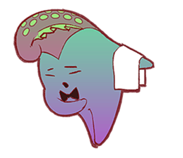 Cuddlefish sticker #12141769