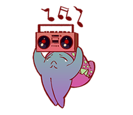 Cuddlefish sticker #12141772