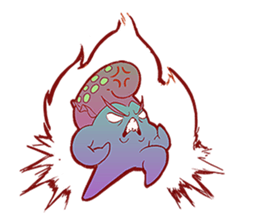 Cuddlefish sticker #12141776