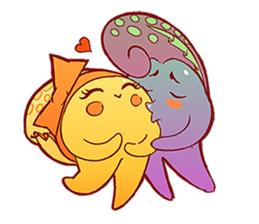 Cuddlefish sticker #12141784