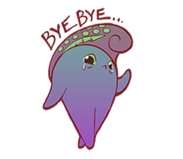 Cuddlefish sticker #12141794