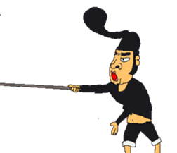 poor makeover shiba-chan sticker #12142631