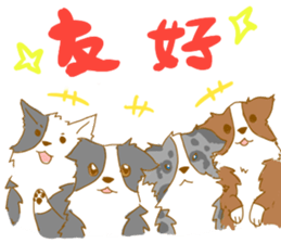 Border Collie Family(Chinese) sticker #12142725