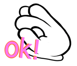 Magic hand sticker #12143166