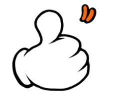 Magic hand sticker #12143168