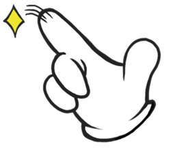Magic hand sticker #12143169