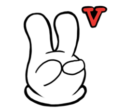 Magic hand sticker #12143170