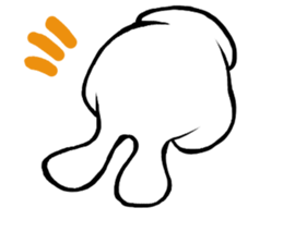 Magic hand sticker #12143171