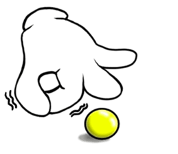 Magic hand sticker #12143172