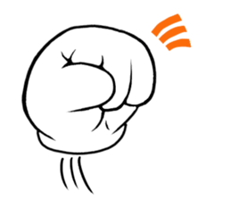 Magic hand sticker #12143174