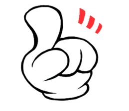 Magic hand sticker #12143175