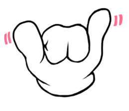 Magic hand sticker #12143177