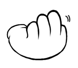 Magic hand sticker #12143178