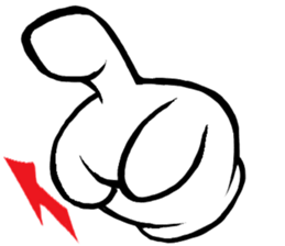 Magic hand sticker #12143179